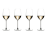 Riedel vinglas sæt - hvide vinglas - Veritas - Riesling - 400 ml - 4 stk.