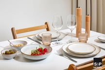 Salt & Pepper Serviesset Artisan Hvid 12-delt / 4 personer - 4 middagstallerkener, 4 morgenmadstallerkener og 4 skåle