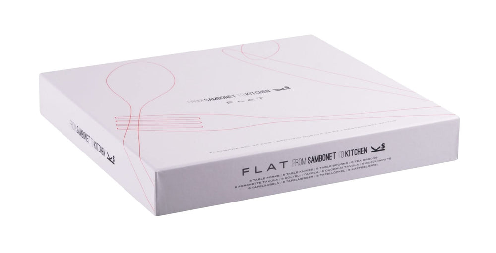 Sambonet Bestekset Flat - Champagne - 24 delig / 6 personer