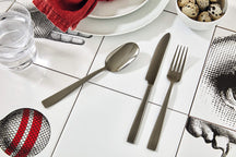 Sambonet Bestekset Flat - Sort - 24 dele / 6 personer