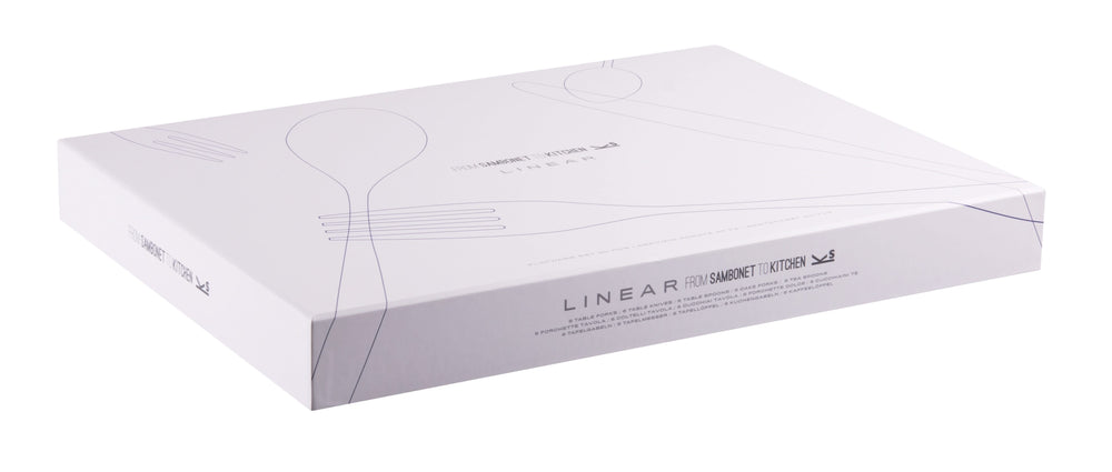 Sambonet Bestekset Linear - Guld - 24 dele / 6 personer