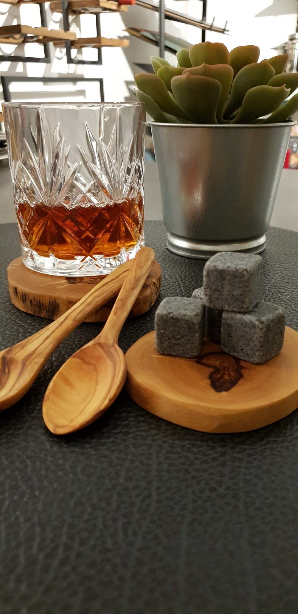Jay Hill Whiskey Stenene / Kølesten - 8 styk - Genanvendelig