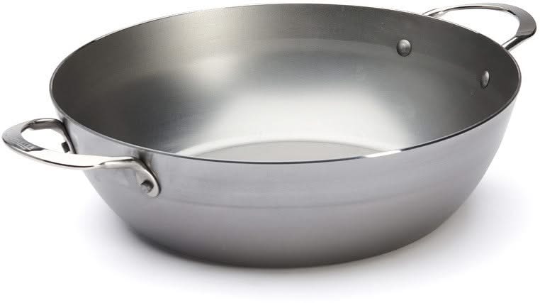 De Buyer Hapjespan / Sauteuse med 2 håndtag - Mineral B Pro - ø 32 cm / 5.5 liter - uden non-stick belægning