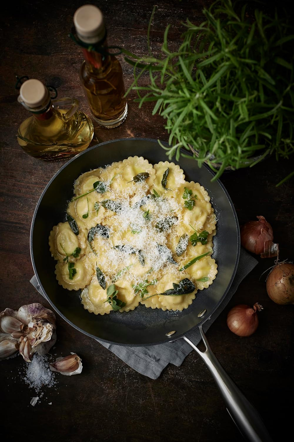 SCANPAN Stegepande / Sauterpande med låg CTX ø 28cm / 2.5 liter - egnet til alle varmekilder - standard non-stick belægning