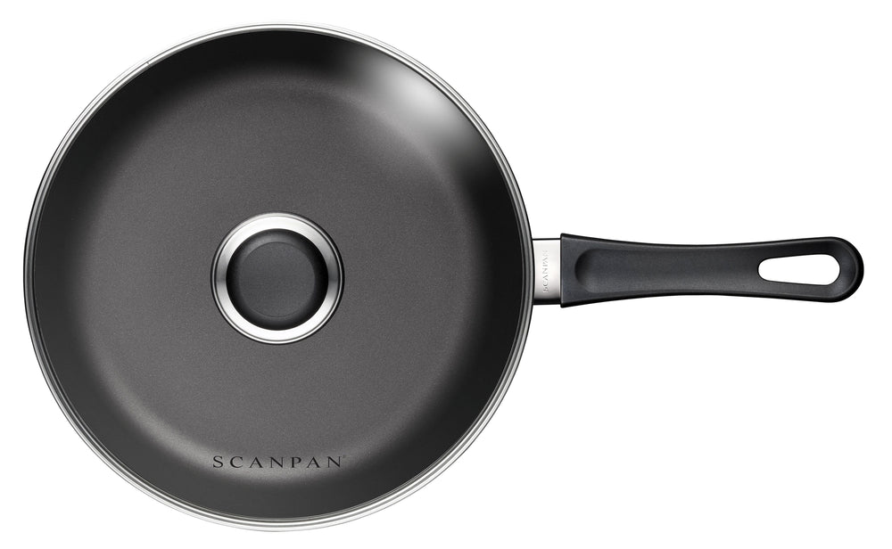 SCANPAN Stegepande / Sauterpande med låg Classic Induction ø 24cm / 2 liter - egnet til alle varmekilder - standard non-stick belægning