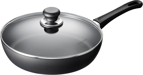 SCANPAN Hapjespan / Sauteerpan med deksel Classic Induction ø 28cm / 3 liter - egnet til alle varmekilder - standard non-stick belægning