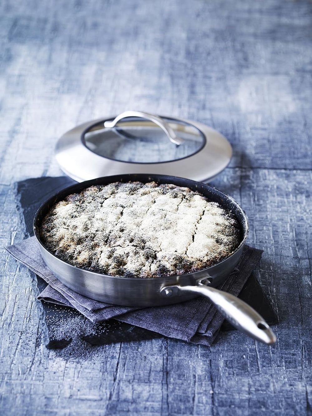 SCANPAN Stegepande CTX ø 20 cm - egnet til alle varmekilder - standard non-stick belægning