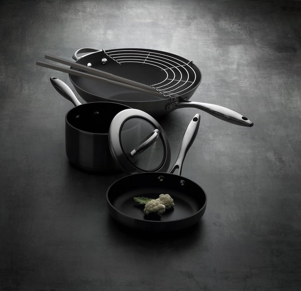 SCANPAN Stegepande CTX ø 24 cm - egnet til alle varmekilder - standard non-stick belægning