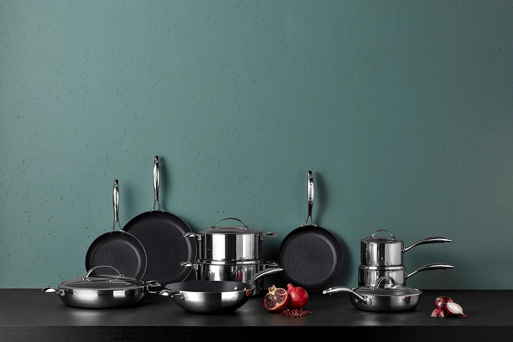 SCANPAN Stegepande HaptIQ ø 20 cm - egnet til alle varmekilder - standard non-stick belægning