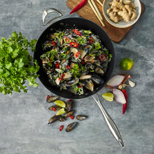 SCANPAN Wokpande CTX ø 32cm - egnet til alle varmekilder - standard non-stick belægning