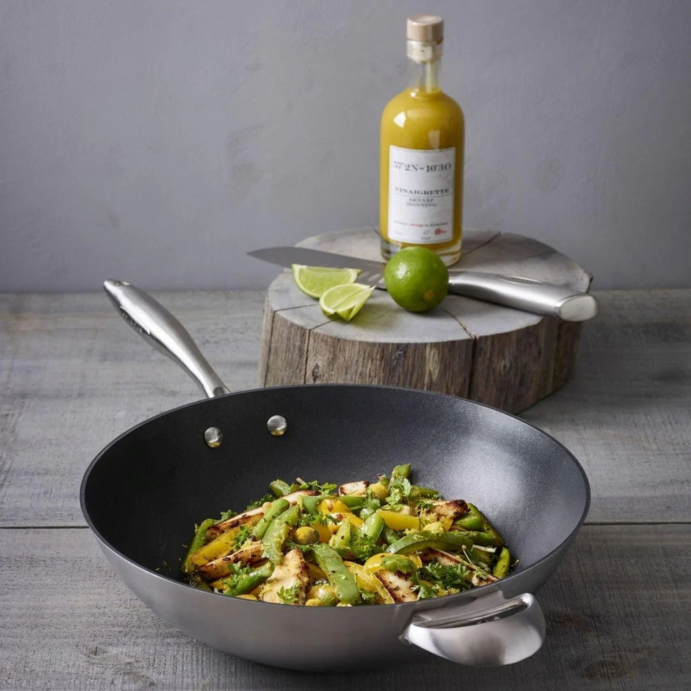 SCANPAN Wokpande CTX ø 32cm - egnet til alle varmekilder - standard non-stick belægning