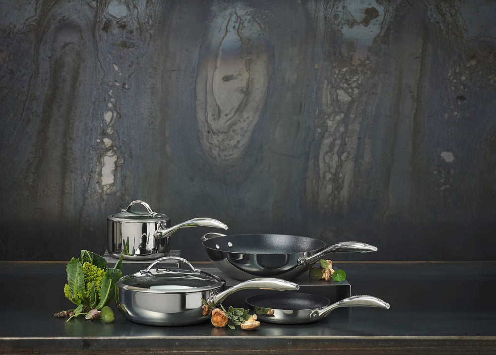 SCANPAN Wokpan HaptIQ ø 32cm - egnet til alle varmekilder - standard non-stick belægning