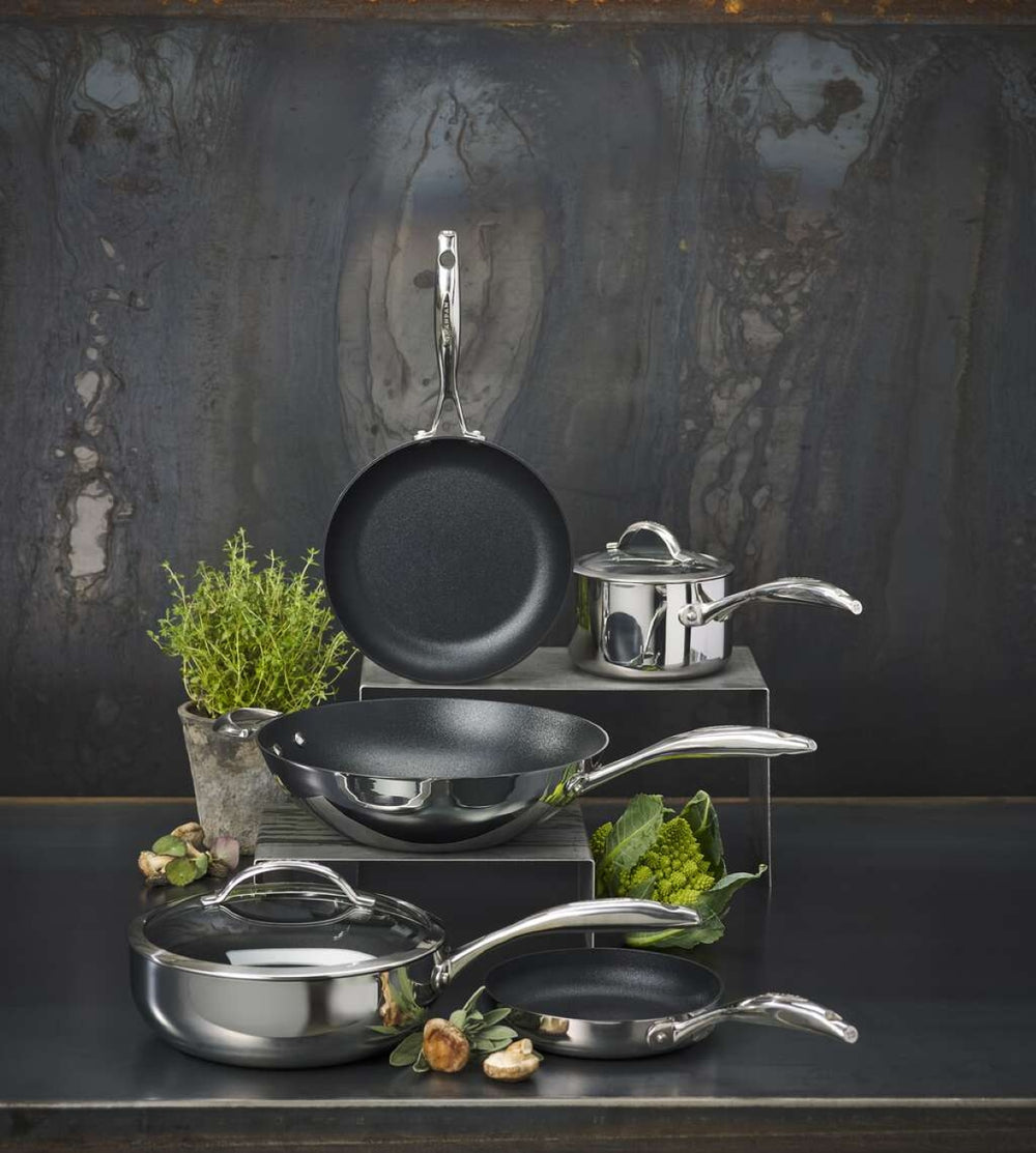 SCANPAN Wokpan HaptIQ ø 32cm - egnet til alle varmekilder - standard non-stick belægning