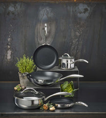 SCANPAN Wokpan HaptIQ ø 32cm - egnet til alle varmekilder - standard non-stick belægning