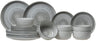 Cosy & Trendy Serviesset Baltic Grey 18-delig / 6 personer - 6 middagstallerkener, 6 morgenmadstallerkener og 6 skåle