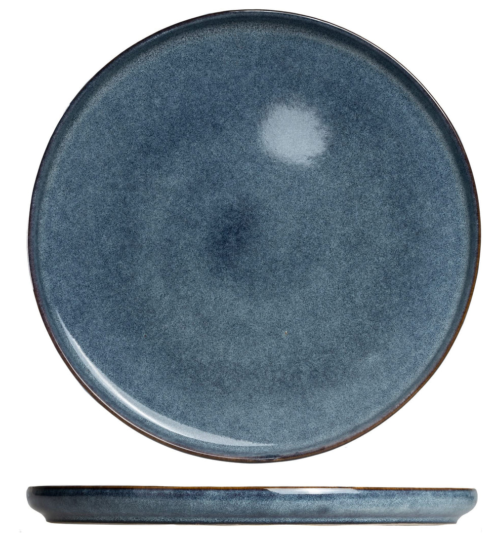 ONA Morgenmadstallerkener / Desserttallerkener Duna Blue ø 21 cm - 4 Stykker