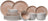 Cosy & Trendy Serviesset Baltic Peach 18-delig / 6 personer - 6 dinerborde, 6 morgenborde og 6 skåle