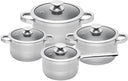Sola Pannenset Furore 4-Delig RVS Kookpan ø 16, 18, 20 cm & Steelpan ø 16 cm - egnet til alle varmekilder