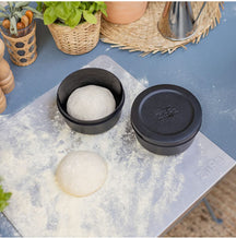 ZiiPa Pizzadeeg boks - ø 16 cm / 250 gram - Sort - 6 stk.