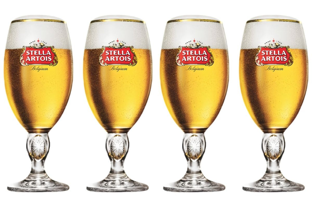 Stella Artois Ølglas - Chalice - 250 ml - 4 stk.