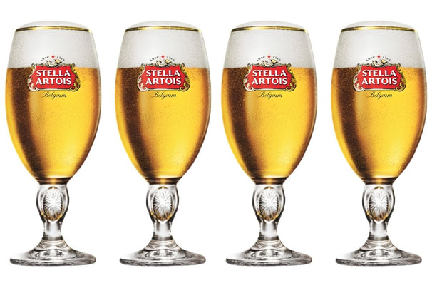 Stella Artois Ølglas - Chalice - 250 ml - 4 stk.