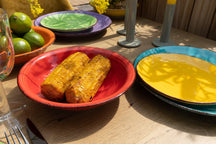 Studio Tavola Morgenmadstallerkener / Desserttallerkener Sunny Summer ø 19 cm - 6 stk.