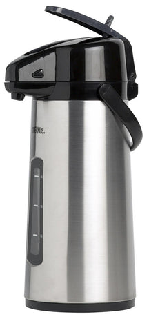 Thermos Thermoskan med Pomp & Vindue - Pompkan - Isolerkan - 2.2 Liter