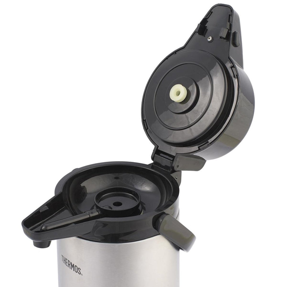 Thermos Thermoskan med Pomp & Vindue - Pompkan - Isolerkan - 2.2 Liter