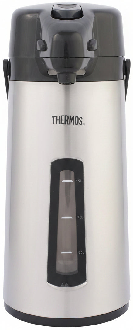 Thermos Thermoskan med Pomp & Vindue - Pompkan - Isolerkan - 2.2 Liter