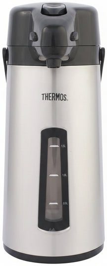 Thermos Thermoskan med Pomp & Vindue - Pompkan - Isolerkan - 2.2 Liter