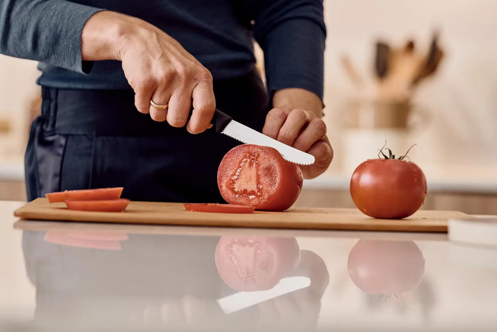 Victorinox Skæremessæt Swiss Classic Sort 2-delt - Tomatkniv & Skæremaskine