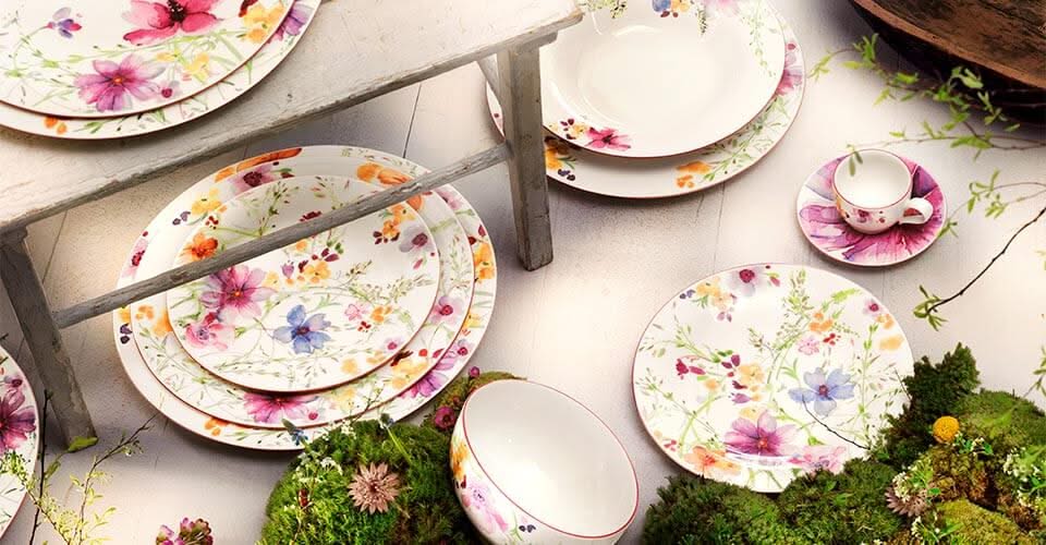 Villeroy & Boch Morgenmadstallerken / Desserttallerken Mariefleur Basic - ø 21.5 cm