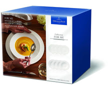 Villeroy & Boch Bordenset For Me 8-delig / 4 personer - 4 dinerborden og 4 dybe boller