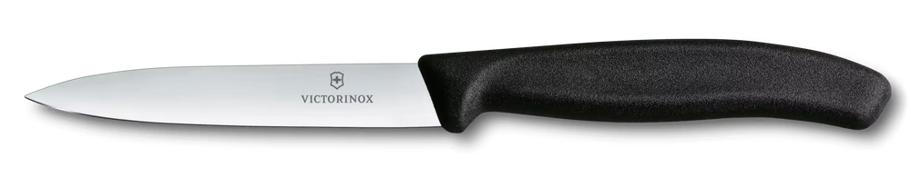 Victorinox Officemessenset Swiss Classic Zwart 2-delig - Gekarteld & Glad Officemes