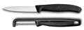 Victorinox Skæremessensæt Swiss Classic Sort 2-delt - Skæremester & Lige Skræller
