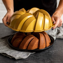 Nordic Ware Tulbandform Flettet Bundt Guld - Gietaluminium - ø 27 cm