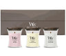 WoodWick Gaveæske Duftlys Mini Blooming Trio - 3 Styk - Duftlys i Glas - Trævæge