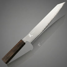Yaxell Vleesmes Hana 23 cm - 3 lagers RVS - mørkebrun Pakkawood håndtag