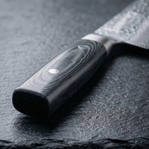 Yaxell Koksmes Zen 20 cm - 37 lagers rustfrit damask stål - canvas Micarta håndtag