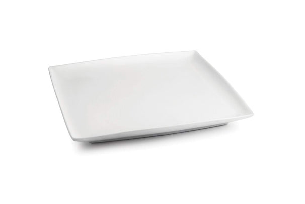 BonBistro Morgenmadstallerkener / Desserttallerkener Yong Squito 18 x 18 cm - Hvid - 6 stk.
