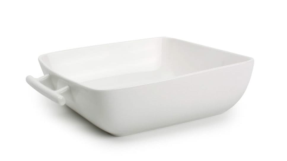 BonBistro Ovenskåle Yong Squito - Hvid - 19 x 19 x 6 cm / 1.4 Liter - 2 stk.