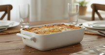 BonBistro Ovenskåle Yong Squito - Hvid - 39 x 24 x 6 cm / 3.5 Liter - 2 stk.