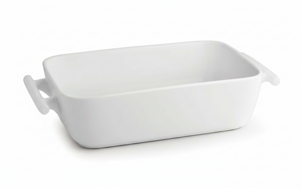BonBistro Ovenschaal Yong Squito - Hvid - 20 x 14 x 6 cm / 1.1 Liter - 2 styk